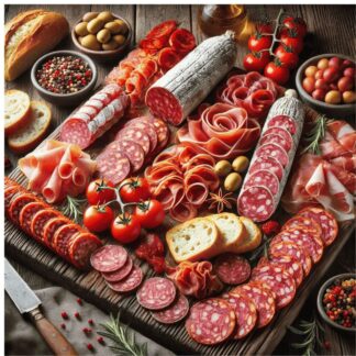 Charcuterie et jambons